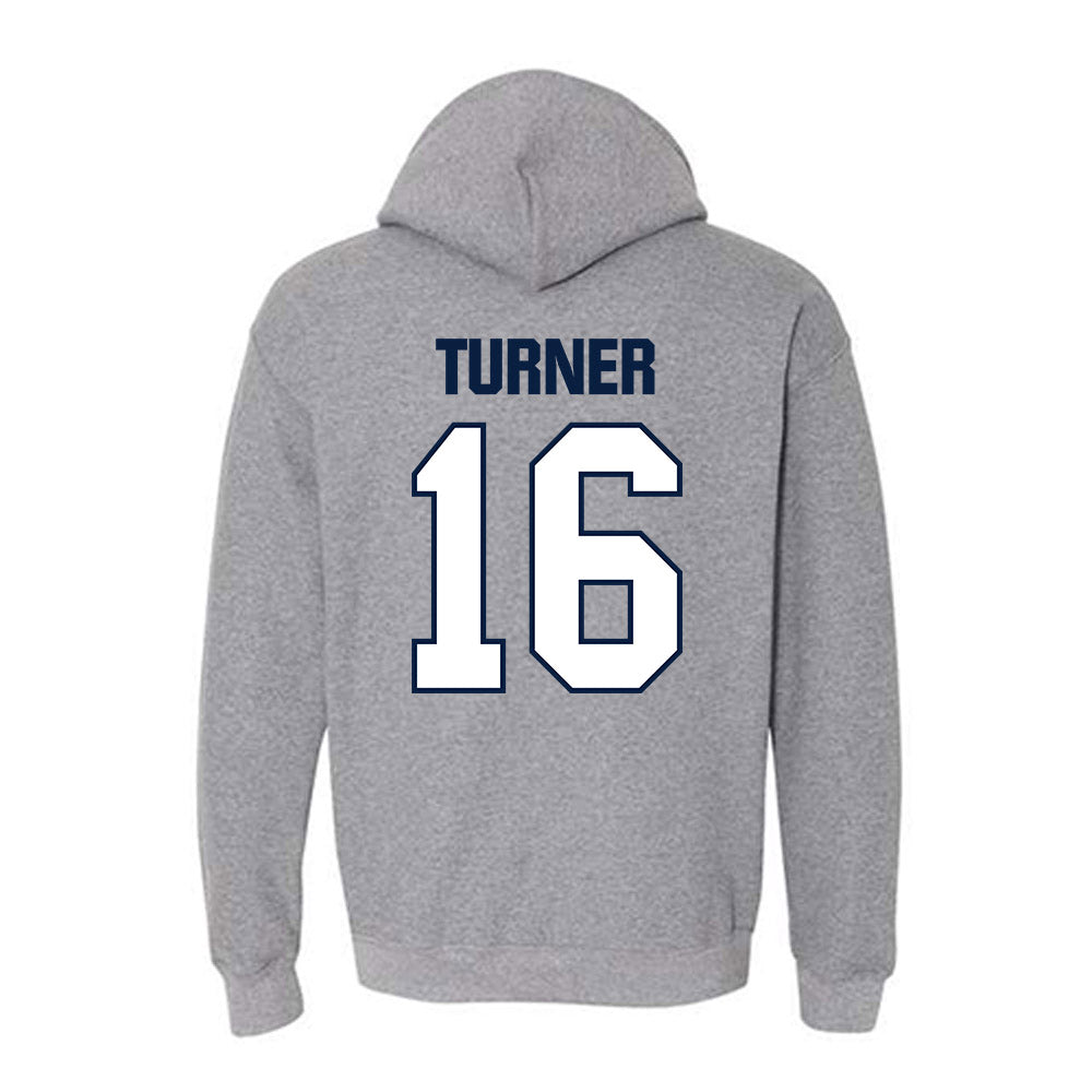 UNH - NCAA Men's Ice Hockey : JP Turner - Classic Shersey Hooded Sweatshirt-1