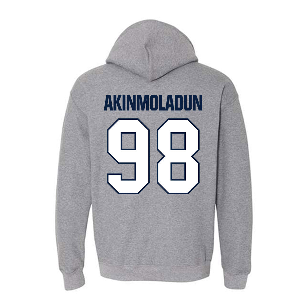 UNH - NCAA Football : Justice Akinmoladun - Classic Shersey Hooded Sweatshirt-1