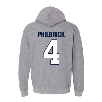 UNH - NCAA Men's Ice Hockey : Ryan Philbrick - Classic Shersey Hooded Sweatshirt-1