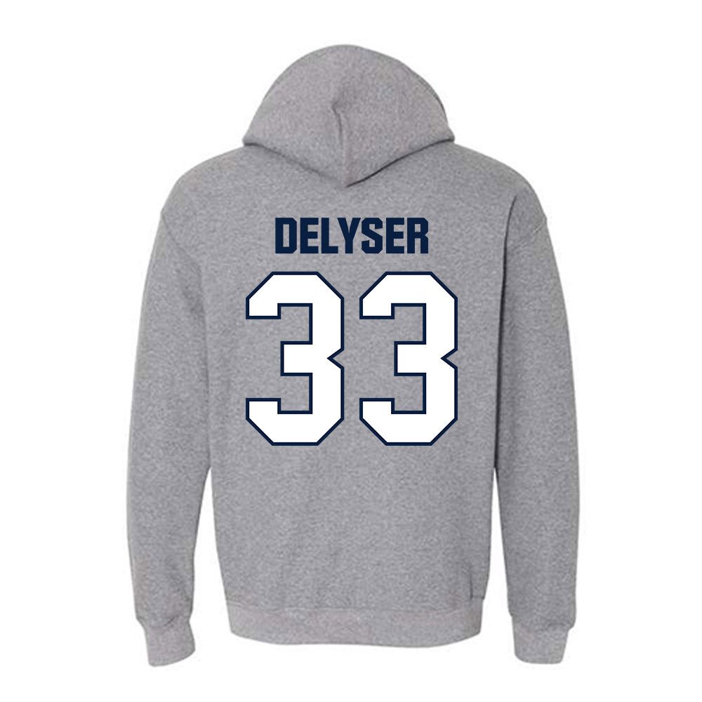 UNH - NCAA Women's Soccer : Chloe DeLyser - Classic Shersey Hooded Sweatshirt-1