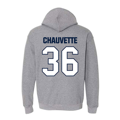 UNH - NCAA Men's Ice Hockey : Kyle Chauvette - Classic Shersey Hooded Sweatshirt-1