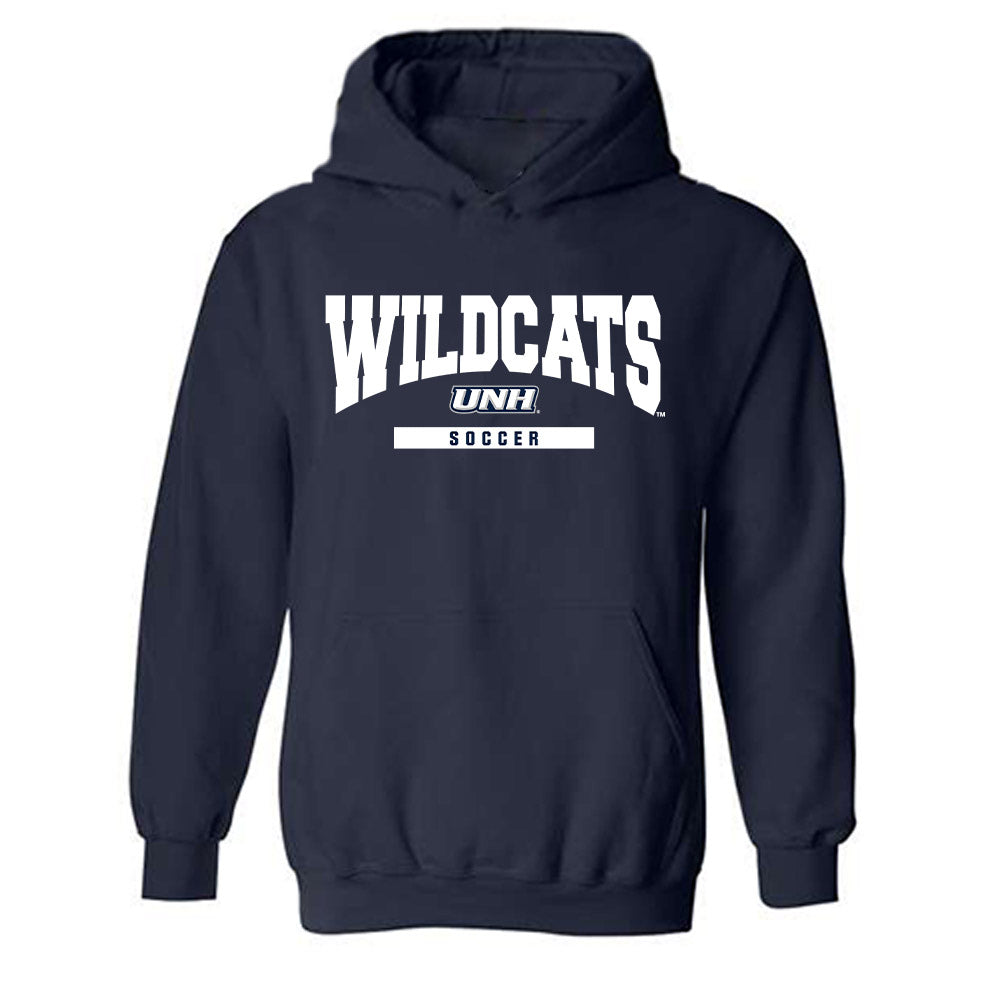 UNH - NCAA Women's Soccer : Chloe DeLyser - Classic Shersey Hooded Sweatshirt-0