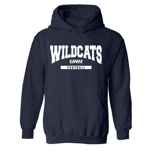 UNH - NCAA Football : Ty Carlson - Classic Shersey Hooded Sweatshirt-0