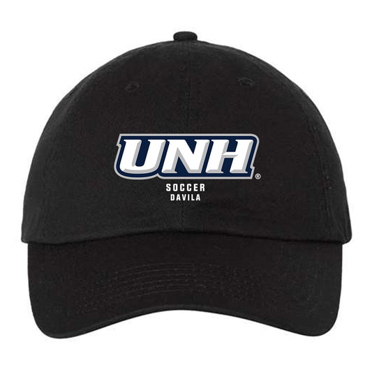 UNH - NCAA Men's Soccer : David Davila - Dad Hat-0