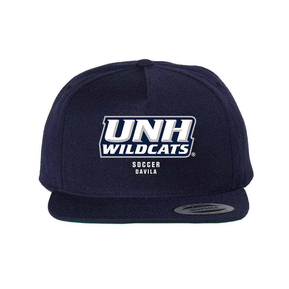 UNH - NCAA Men's Soccer : David Davila - Snapback Hat-0