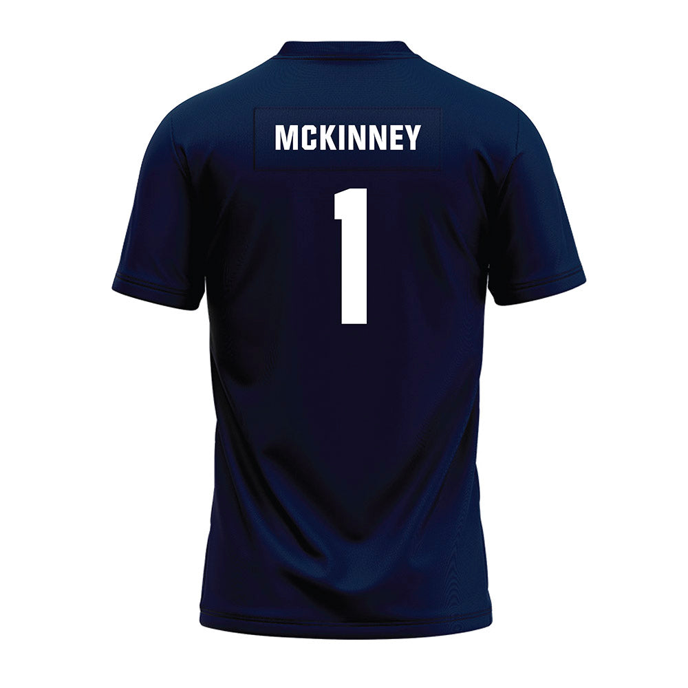 UNH - NCAA Football : Casey Mckinney - Blue Premium Football Jersey-1