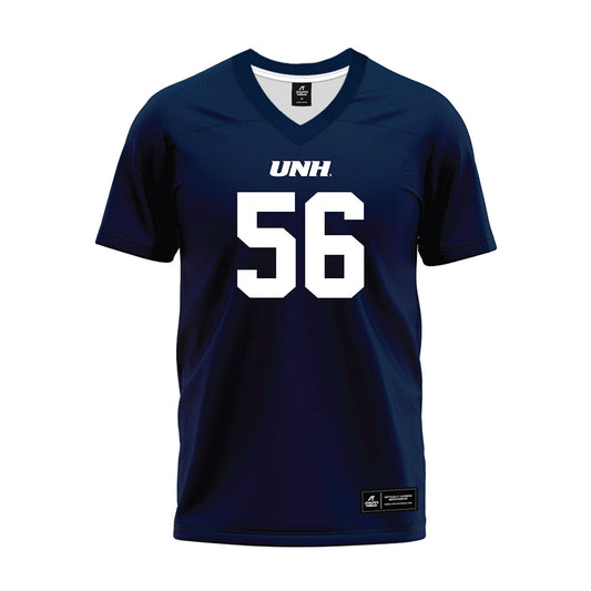 UNH - NCAA Football : Maddox Moore - Blue Premium Football Jersey-0