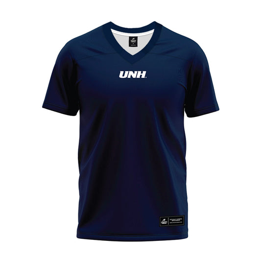 UNH - NCAA Football : Austin Troyer - Blue Premium Football Jersey-0