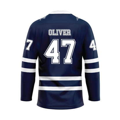UNH - NCAA Men's Ice Hockey : Sam Oliver - Blue Hockey Jersey-1