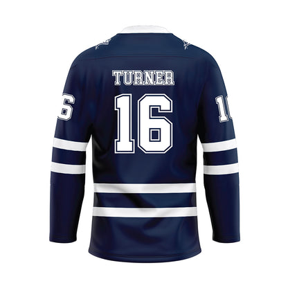 UNH - NCAA Men's Ice Hockey : JP Turner - Blue Hockey Jersey-1