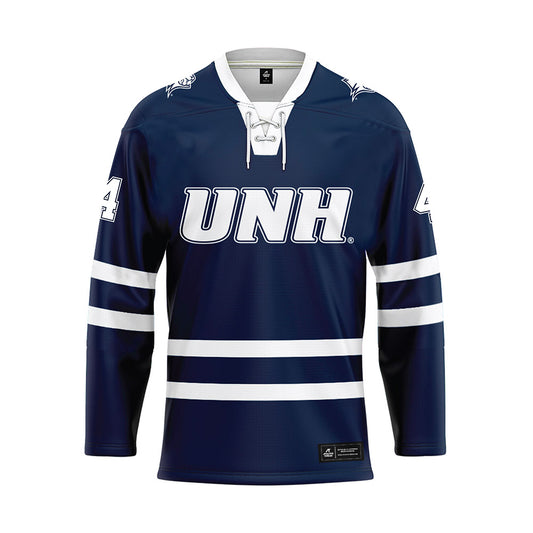 UNH - NCAA Men's Ice Hockey : Ryan Philbrick - Blue Hockey Jersey-0