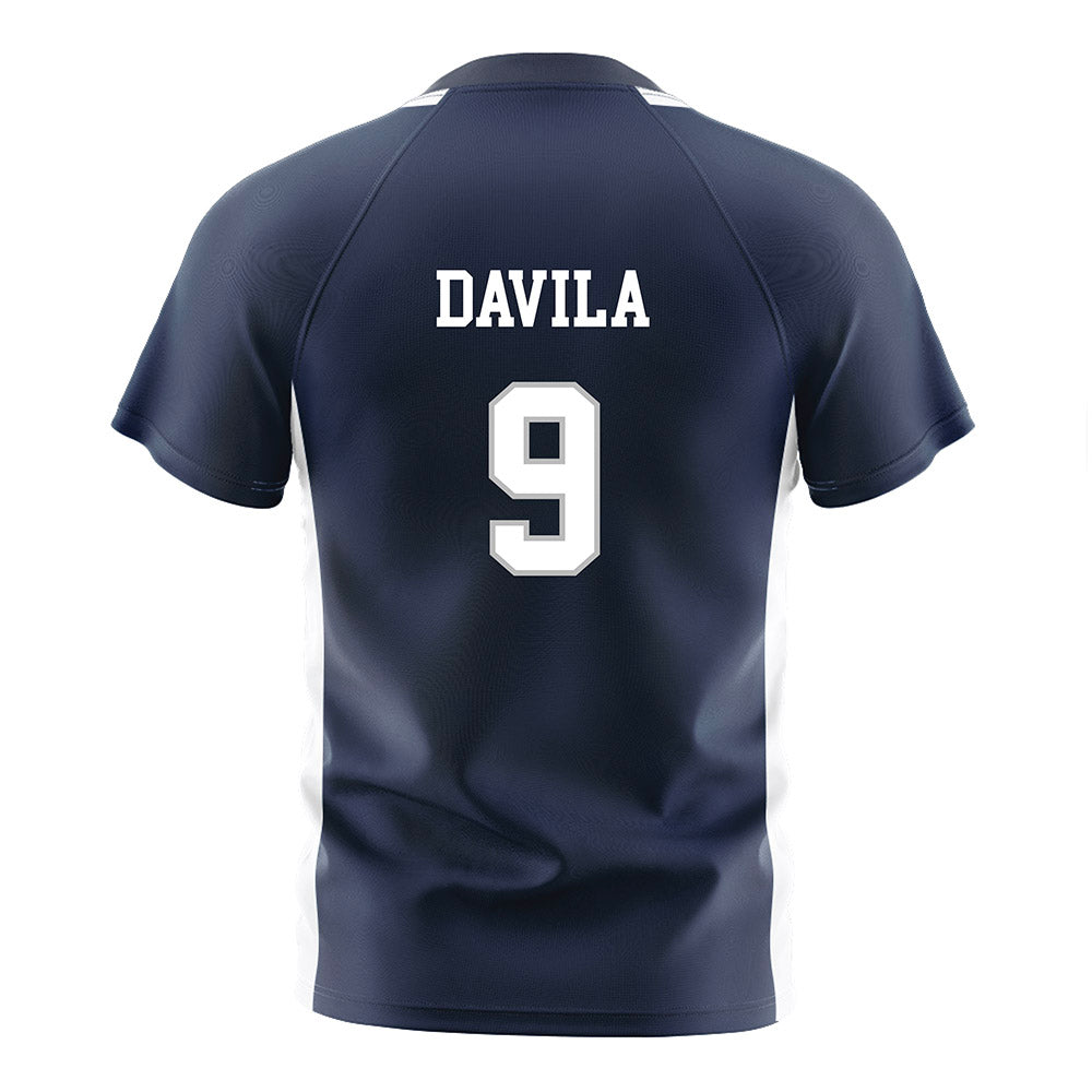 UNH - NCAA Men's Soccer : David Davila - Blue Soccer Jersey-1
