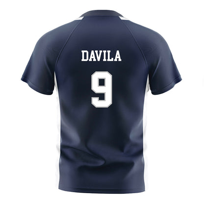 UNH - NCAA Men's Soccer : David Davila - Blue Soccer Jersey-1