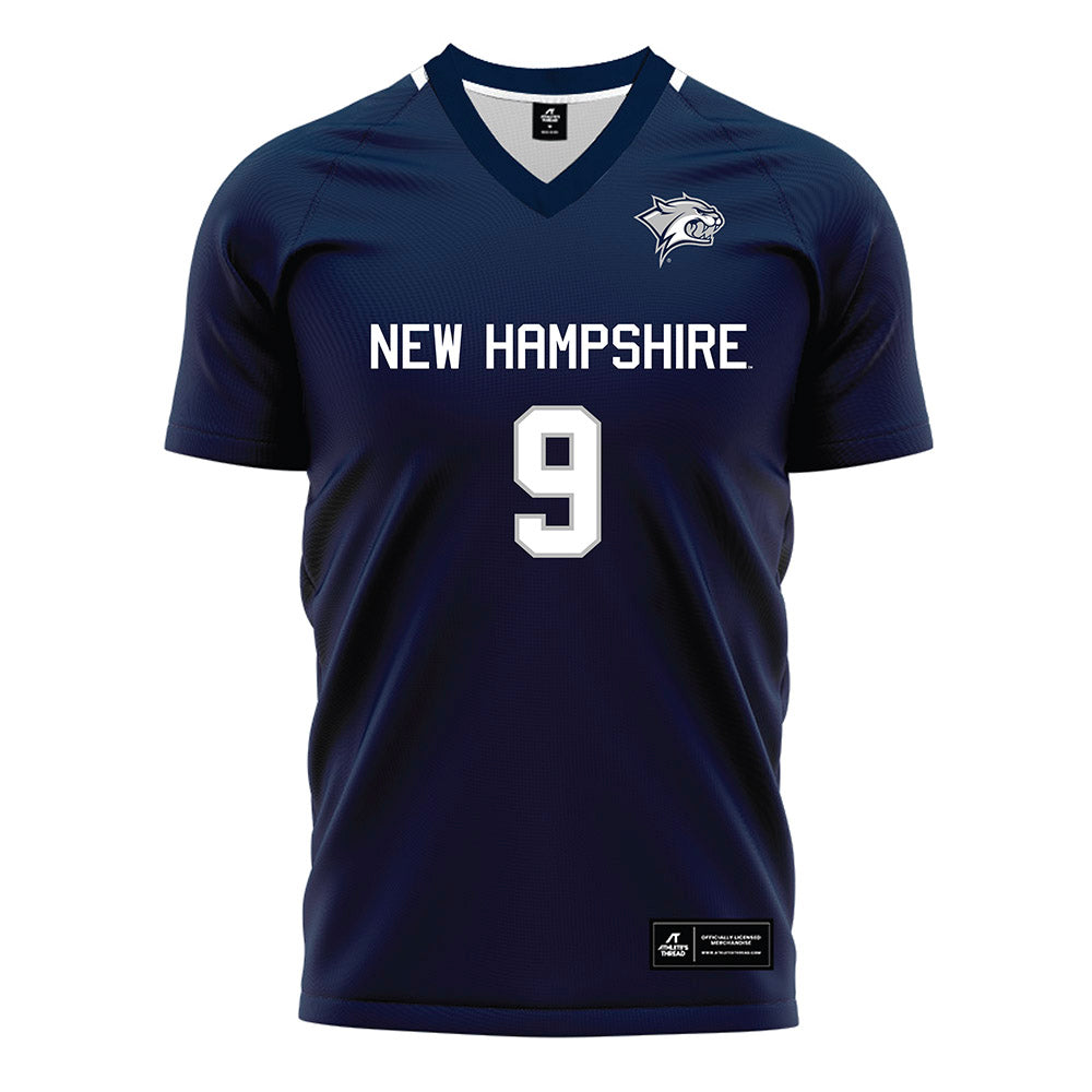 UNH - NCAA Men's Soccer : David Davila - Blue Soccer Jersey-0