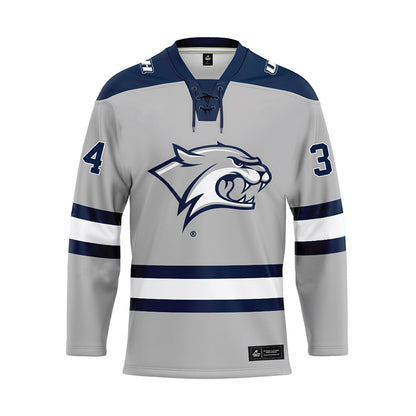 UNH - NCAA Women's Ice Hockey : Vera Lee - White Hockey Jersey-0