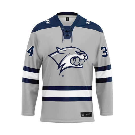 UNH - NCAA Women's Ice Hockey : Vera Lee - White Hockey Jersey-0