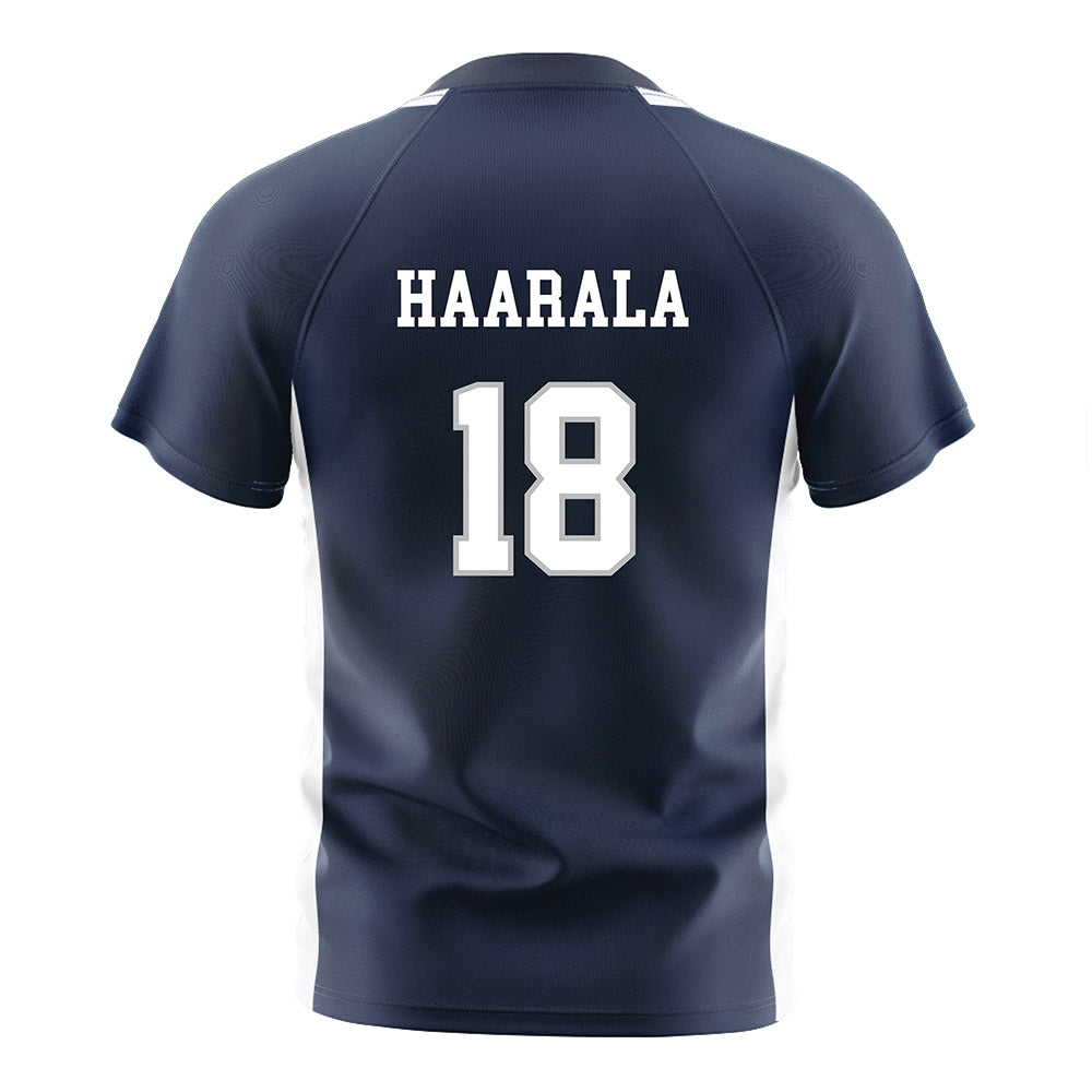 UNH - NCAA Women's Soccer : Summer Haarala - Blue Soccer Jersey-1