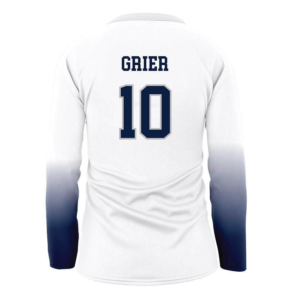 UNH - NCAA Women's Volleyball : Rachel Grier - White Volleyball Jersey-1