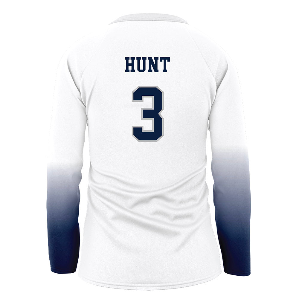UNH - NCAA Women's Volleyball : Dylan Hunt - White Volleyball Jersey-1