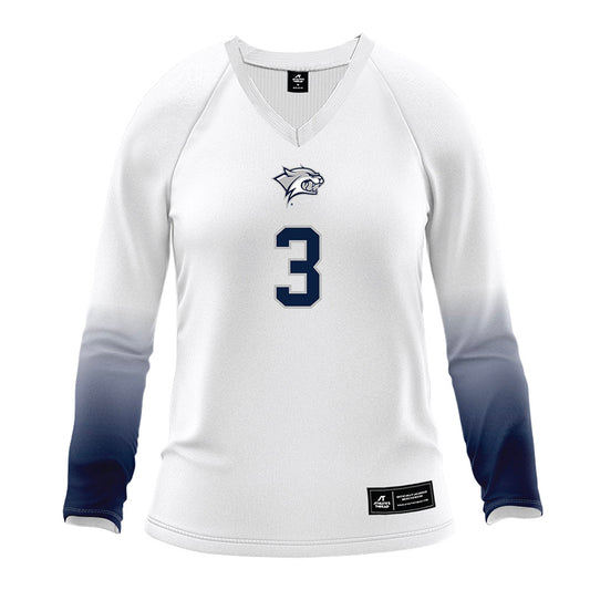 UNH - NCAA Women's Volleyball : Dylan Hunt - White Volleyball Jersey-0