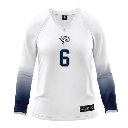 UNH - NCAA Women's Volleyball : Lucy Chertock - White Volleyball Jersey-0