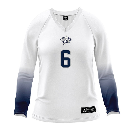 UNH - NCAA Women's Volleyball : Lucy Chertock - White Volleyball Jersey-0