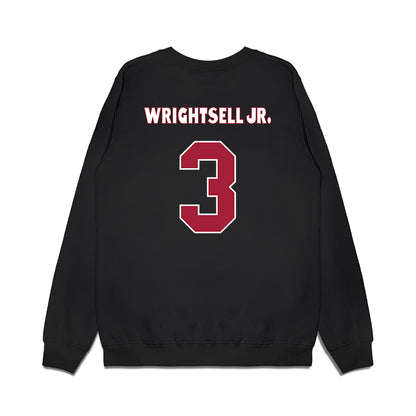 Alabama - NCAA Men's Basketball : Latrell Wrightsell - Blue Collar Caricature Premium Crewneck Sweatshirt-1