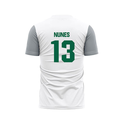 GGC - NCAA Men's Soccer : Pedro Nunes - White Soccer Jersey-1