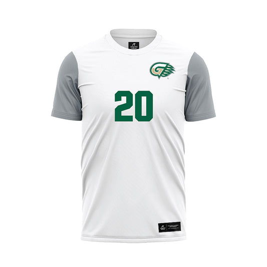 GGC - NCAA Men's Soccer : David Varela - White Soccer Jersey-0