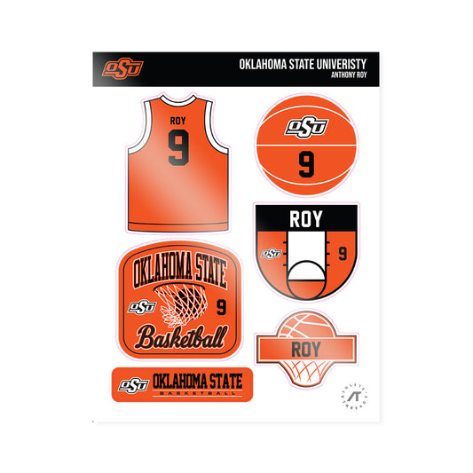 Oklahoma State - NCAA Men's Basketball : Anthony Roy - Sticker Sheet-0