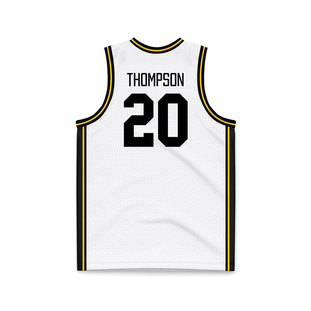 Iowa - NCAA Men's Basketball : Trey Thompson - White Basketball Jersey-1
