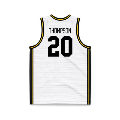 Iowa - NCAA Men's Basketball : Trey Thompson - White Basketball Jersey-1