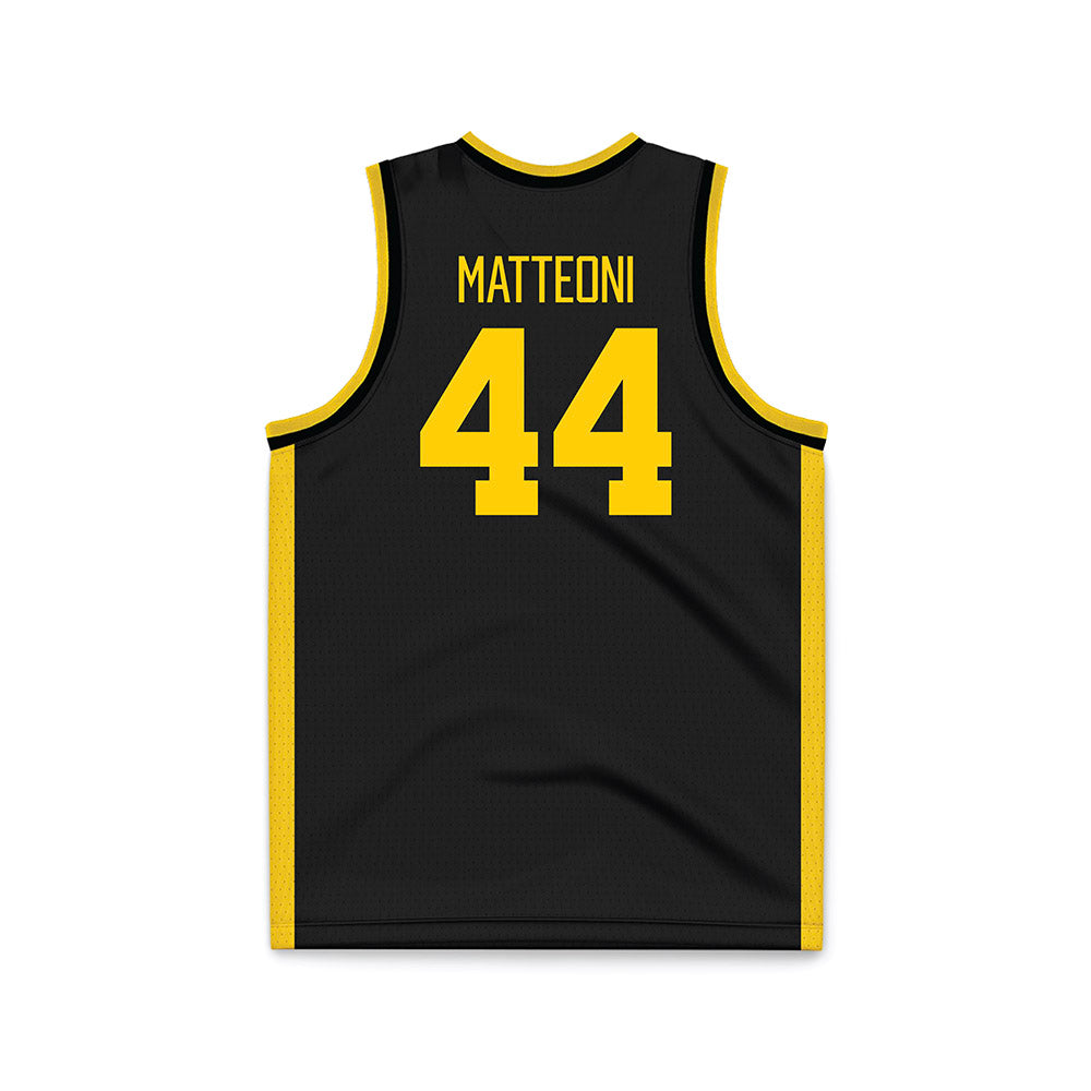 Iowa - NCAA Men's Basketball : Joey Matteoni - Basketball Jersey-1