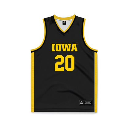 Iowa - NCAA Men's Basketball : Trey Thompson - Basketball Jersey-0