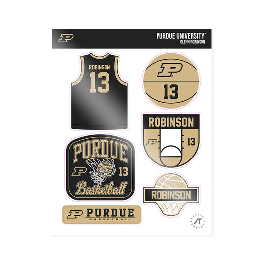 Purdue - NCAA Men's Basketball : Glenn Robinson - Sticker Sheet-0
