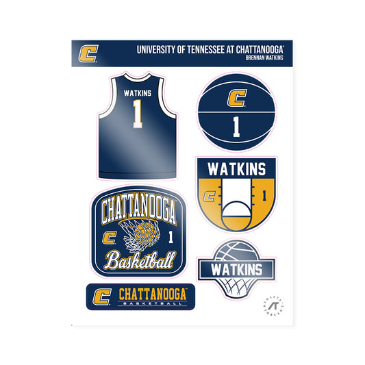 UTC - NCAA Men's Basketball : Brennan Watkins - Sticker Sheet-0