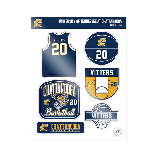 UTC - NCAA Men's Basketball : Liam Vitters - Sticker Sheet-0