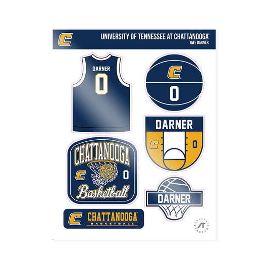UTC - NCAA Men's Basketball : Tate Darner - Sticker Sheet-0