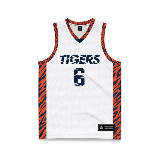 Auburn - NCAA Men's Basketball : Macdonald Opurum - The Jungle Basketball Jersey-0