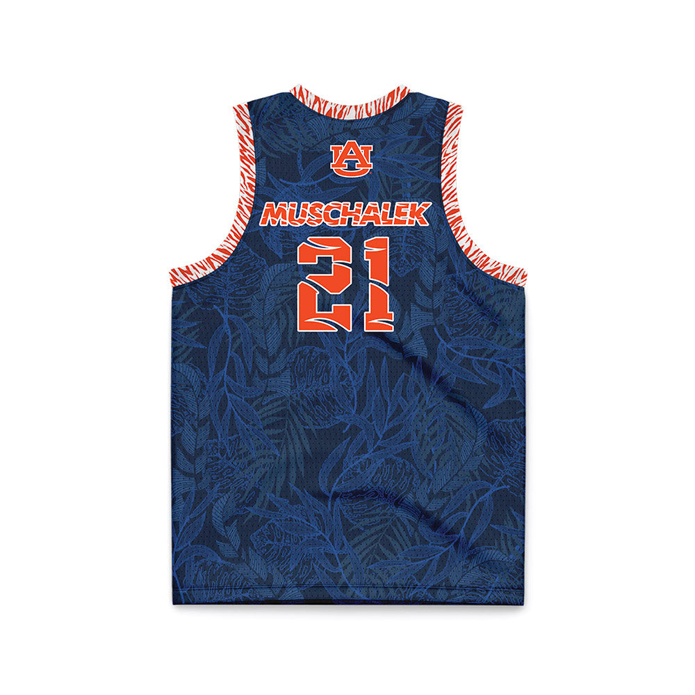 Auburn - NCAA Men's Basketball : Blake Muschalek - Basketball Jersey-1