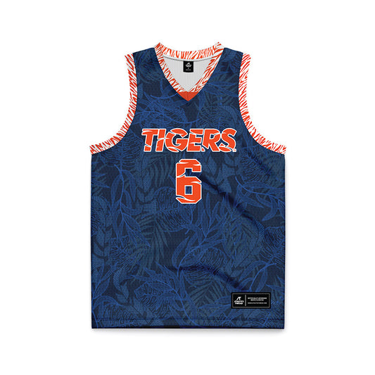 Auburn - NCAA Men's Basketball : Joah Shay - The Jungle Basketball Jersey-0