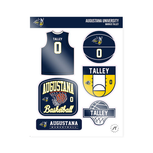 AU - NCAA Men's Basketball : Markus Talley - Sticker Sheet-0