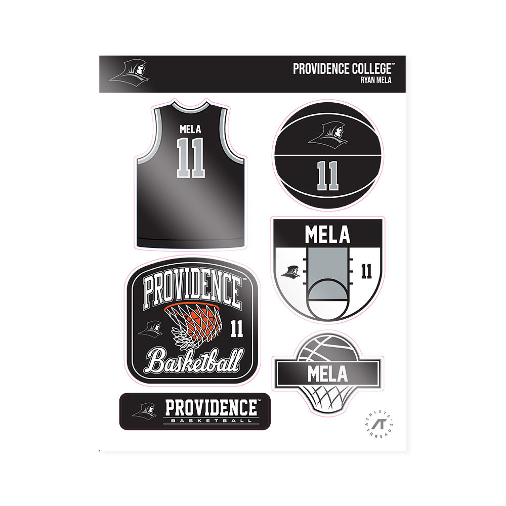 Providence - NCAA Men's Basketball : Ryan Mela - Sticker Sheet-0
