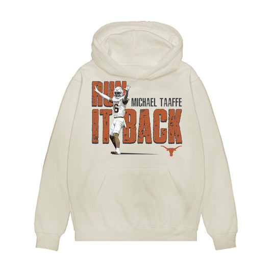 Texas - NCAA Football : Michael Taaffe - Graphic Tee Premium Hooded Sweatshirt-0