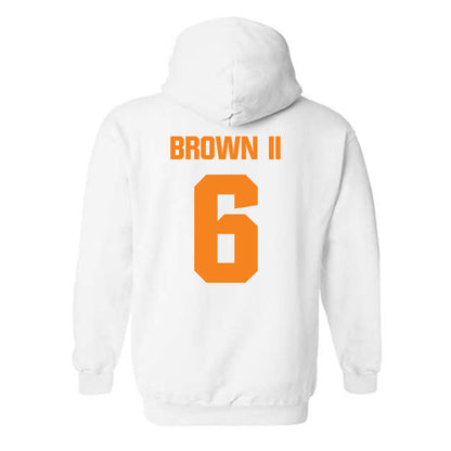 Tennessee - NCAA Men's Basketball : Dewayne Brown II - Classic Shersey Hooded Sweatshirt-1