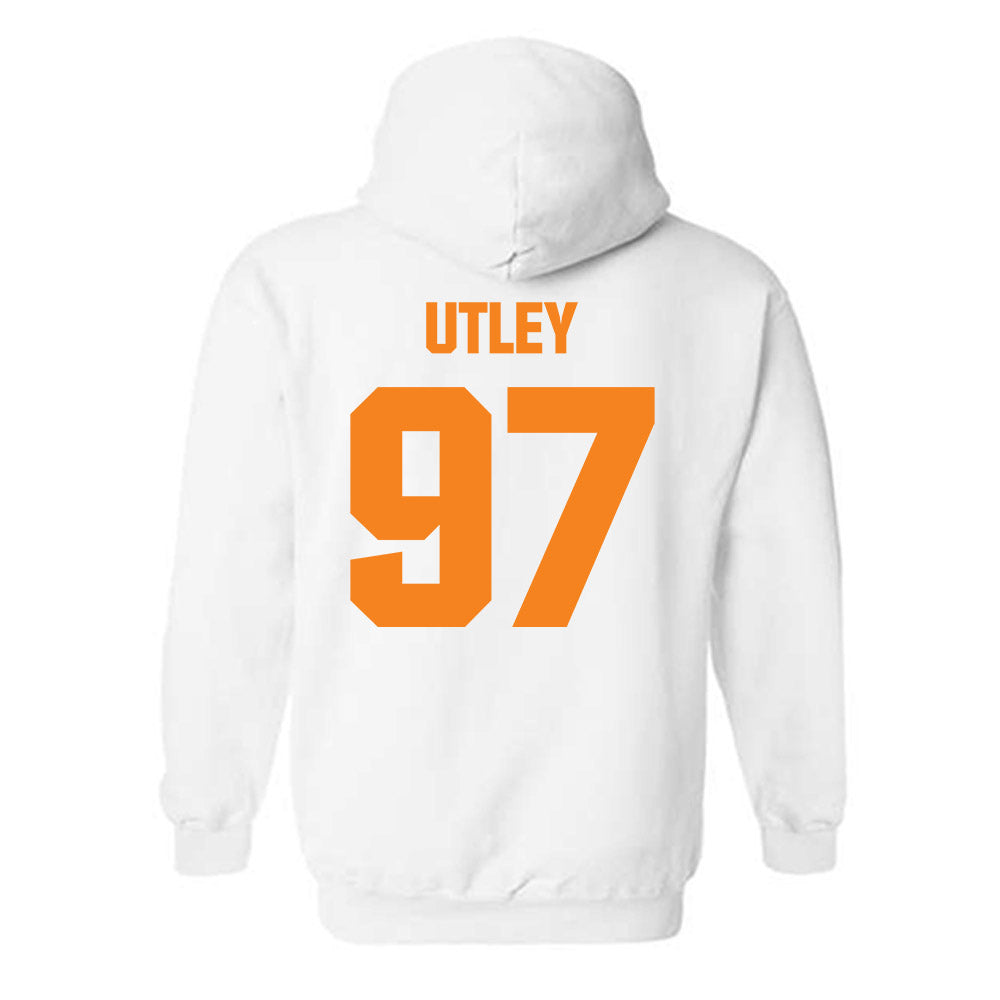 Tennessee - NCAA Football : Ethan Utley - Classic Shersey Hooded Sweatshirt-1