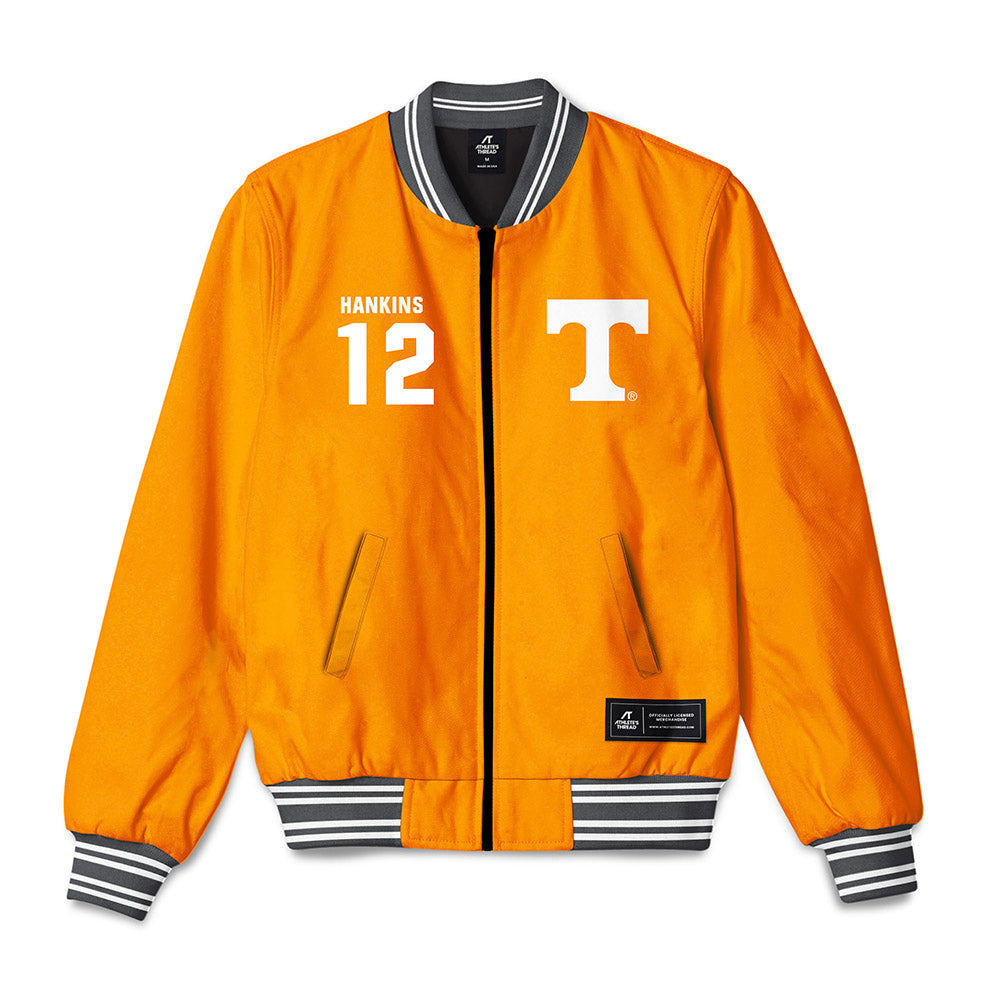 Tennessee - NCAA Baseball : Evan Hankins - Bomber Jacket-0