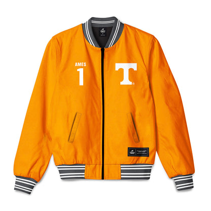Tennessee - NCAA Men's Basketball : Darrin Ames - Bomber Jacket-0