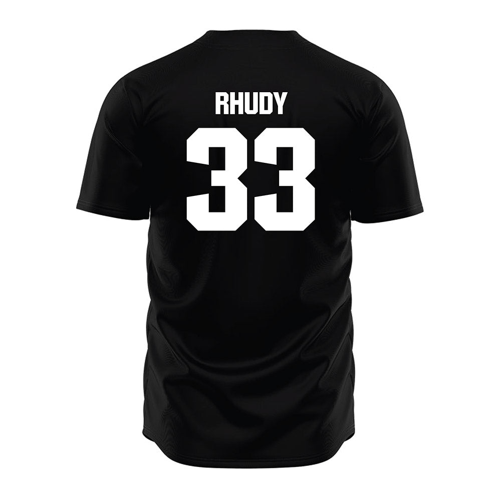 Tennessee - NCAA Baseball : Bo Rhudy - Black Jersey-1