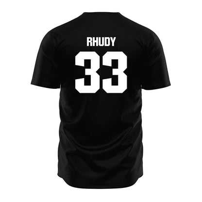 Tennessee - NCAA Baseball : Bo Rhudy - Black Jersey-1